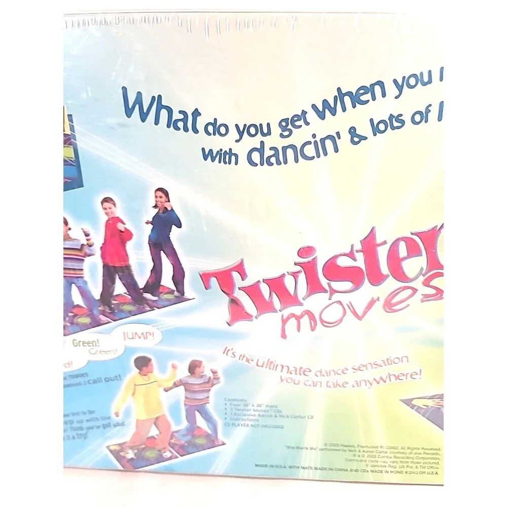 Sealed NEW TWISTER Moves Aaron Nick Carter Exclusive 144 Dance Sessions MB 2003